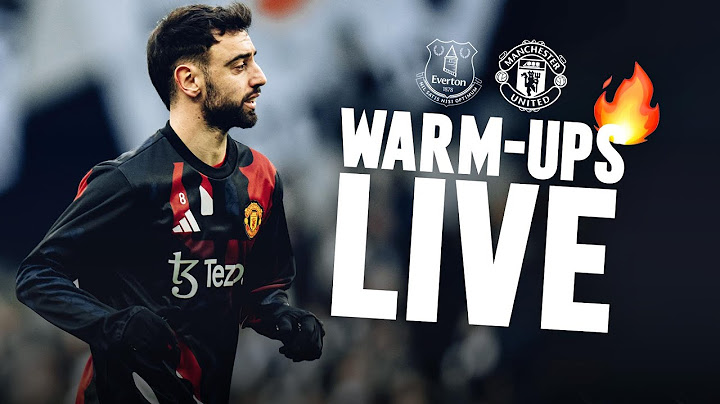 Everton v Man Utd | LIVE MUTV Pre-Match Warm Up | Sat 11:45 GMT