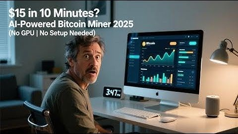 $50 in 10 Minutes? AI-Powered Bitcoin Miner 2025 No GPU!