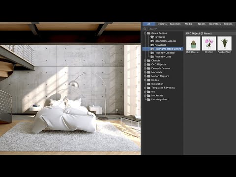 Tip - 338: How to create a Smart Search in the Asset Browser in Cinema 4D