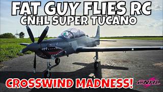 CNHL SUPER TUCANO CROSSWIND MADNESS by FGFRC #landing #aviation #rc