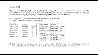 Data Base Task 03 |Create a Database | 1st Year