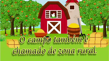 O que pode ser encontrado no campo?