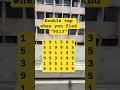 Observation Visual Test: 5 Seconds For You To Spot:9513 . Try Your Skills! #search #puzzle #shorts
