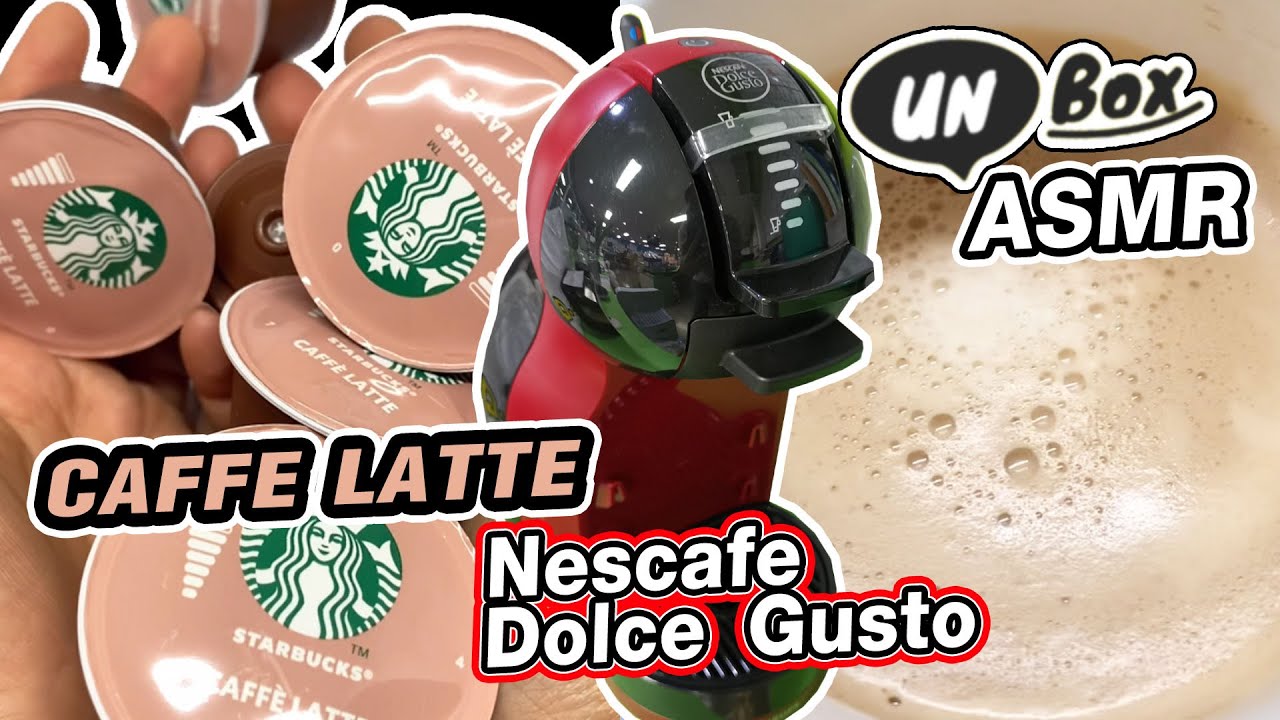 Starbucks Caffe Latte, How to use Dolce Gusto coffee machine