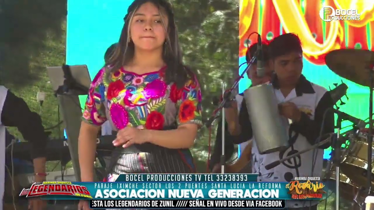MARIMBA ORQUESTA EL ROSARIO EN VIVO DESDE SECTOR LOS DOS PUENTES PARAJE IXIMECHE 02