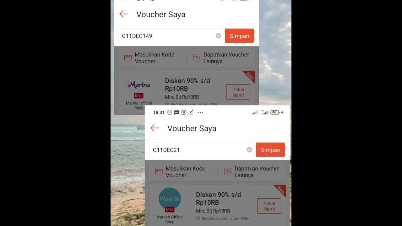 Kode voucher shopee 12.12