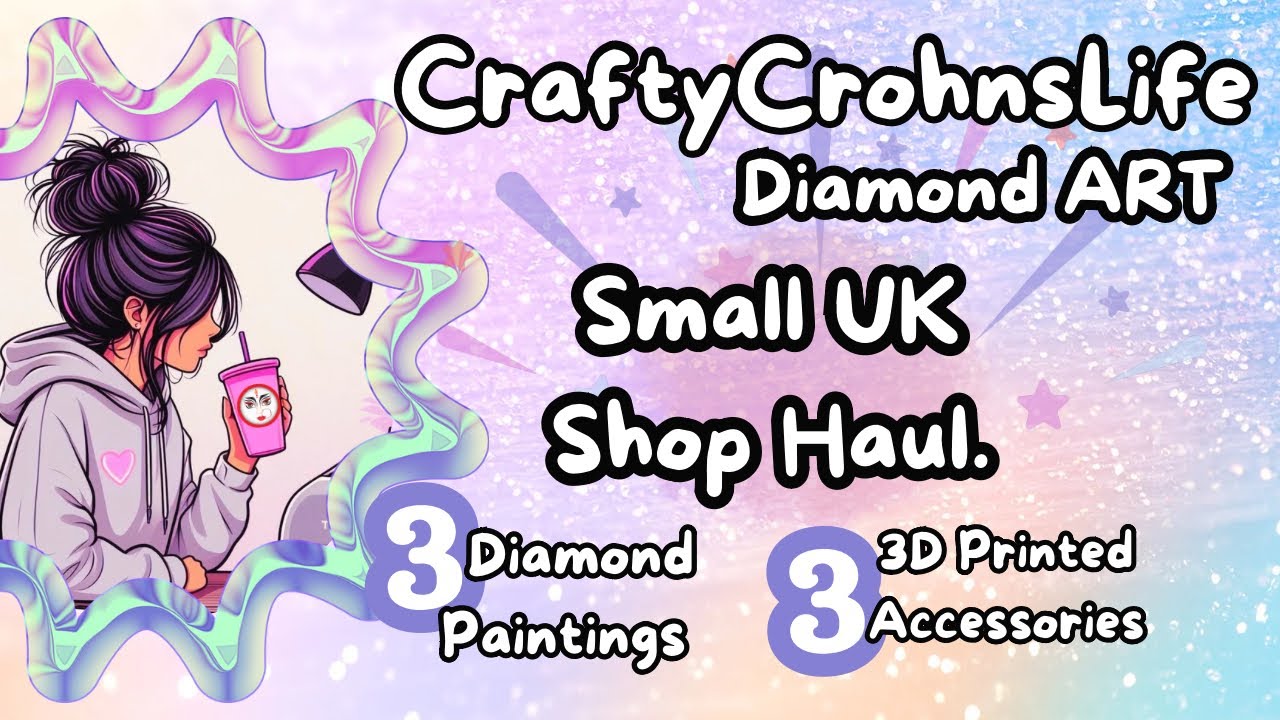 DIAMOND PAINTING, 3D PRINTED TRAYS😍 & FUNNEL. Small UK Business Haul☺️