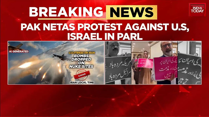Pakistan's PTI Protests US, Israel In Parliament After Nobel Nomination For Trump | US Strikes Iran