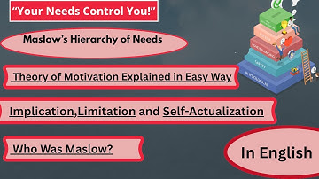 Maslow’s Hierarchy of Needs | Theory of Motivation Explained easy in English | Educationa Psychology
