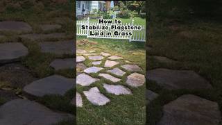 How to Stabilize Flagstone in Grass landscaping hardscape