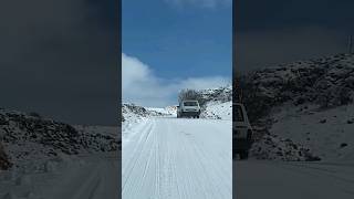 Toros Karlı Yolu Tekte Çıktı Lüks Araçlar Yolda Kaldı Şfet