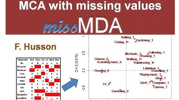 Multiple correspondence analysis on an incomplete dataset