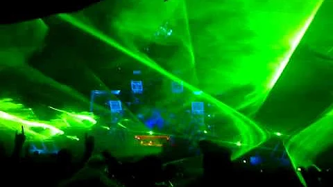 Defqon insane Laser show