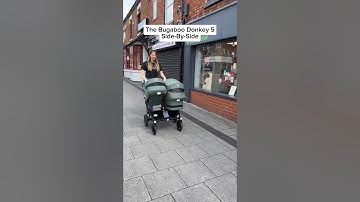 We LOVE the Bugaboo Donkey 5 side-by-side double pushchair 😍 #doublestroller #bugaboodonkey5