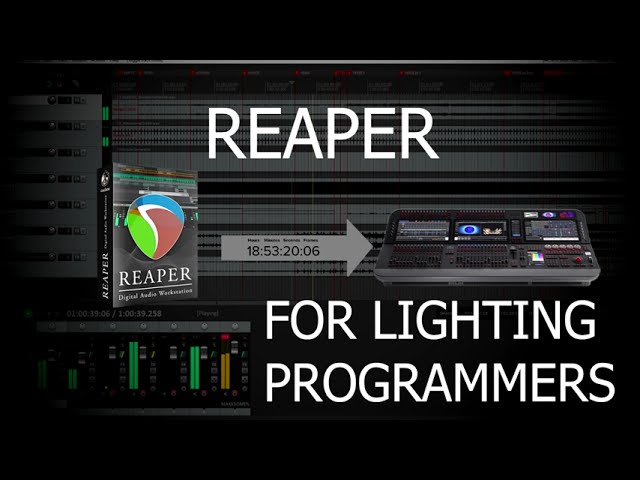 Ver Reaper for lighting programmers and a bit of time code theory. en YouTube Ver Reaper for lighting programmers and a bit of time code theory. en YouTube