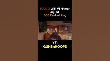 Solo Queuing in Ranked Play vs 4-stack! #shorts #gaming #callofduty #blackops #bo6