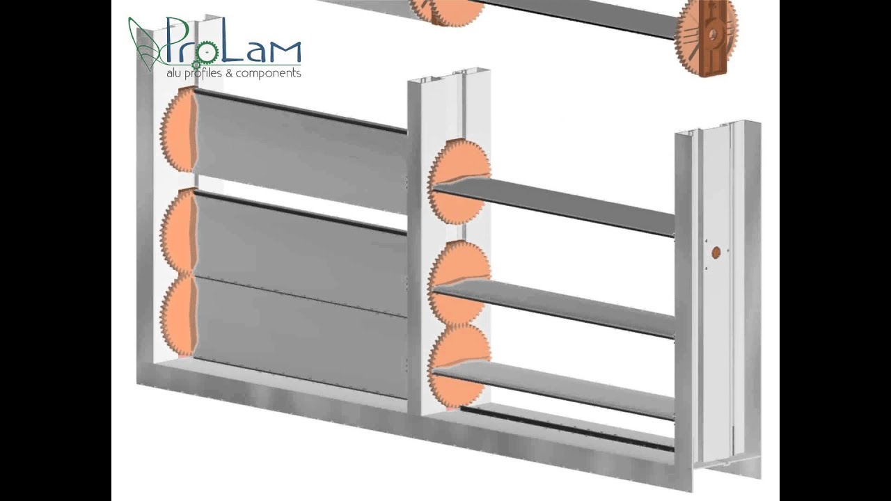ALUMINIUM DAMPER - SERRANDA IN ALLUMINIO