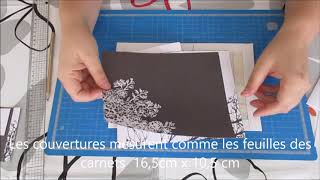[Scrapbooking] Tutoriel carnet de note papier Noz reliure twine  - Débutant - Facile