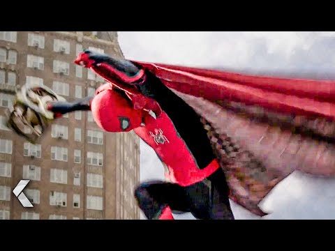 Spider-Man with the Cloak of Levitation Scene - SPIDER-MAN: No Way Home (2021)