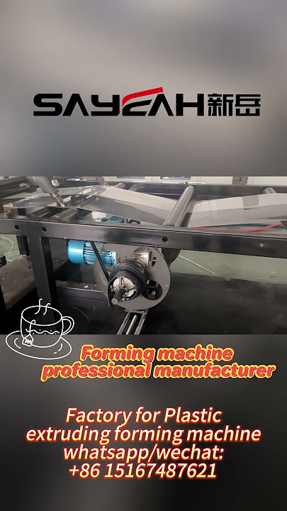 Professional supplier of thermoforming machines#coffeecupmakingmachine#cakepanlidmakingmachine#zjsay