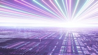 Futuristic Circuit Board Server Data Streaming Sci-Fi Tech Lasers Fly 4K Motion Background for Edits