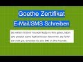 Eine E-Mail/SMS schreiben A2