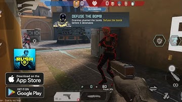 Playing Project RUSHB Android iOS Gameplay Walkthrough | High End Graphics FPS Shooter #csgo #game