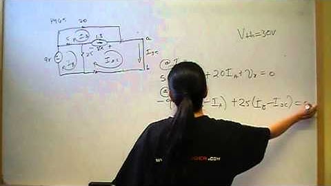 Thevenin Equivalent Circuits P4.65 Nilsson Riedel Electric Circuits 9E Solution