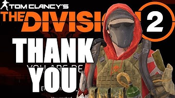 Ik verlies eindelijk een hardcore personage uit The Division 2! (Bedankt voor jullie support van ...