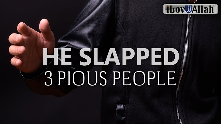 HE SLAPPED 3 PIOUS PEOPLE - Mufti Menk (Funny Story)