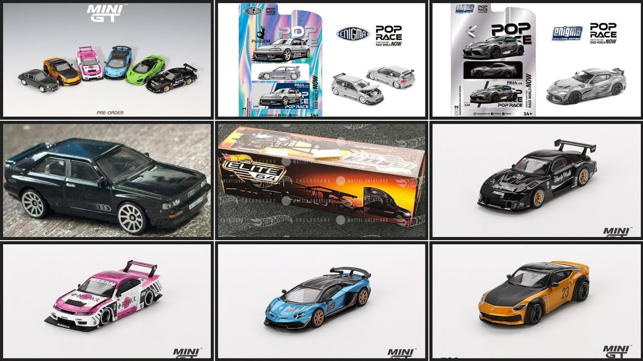 Hot Wheels First Ever Elite64 Hauler, New Mini GT Pre Order