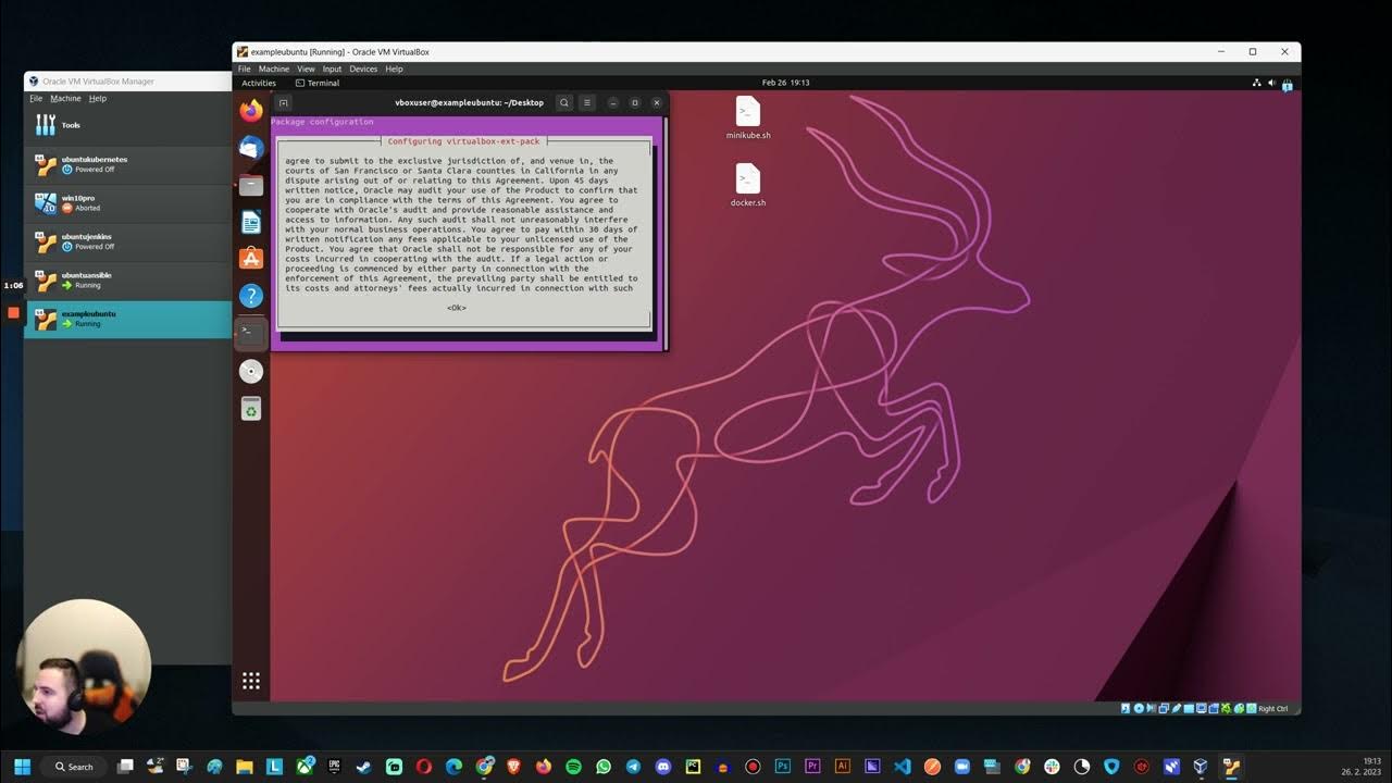 how to install kubectl and minikube on ubuntu virtual box machine under
