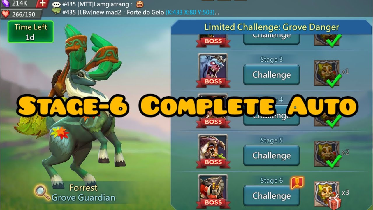 limited challenge stage-6 Grove Guardian 