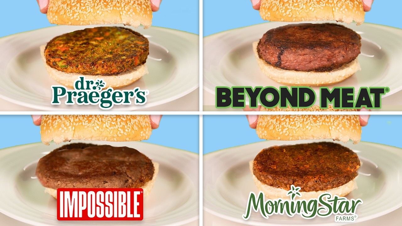 Pro Chefs Blind Taste Test Every Veggie Burger | The Taste Panel | Epicurious