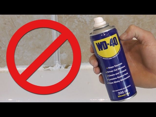 WD-40 versus silicone remover 
