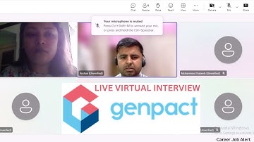 Genpact Live Interview | Genpact Virtueel Live #interview