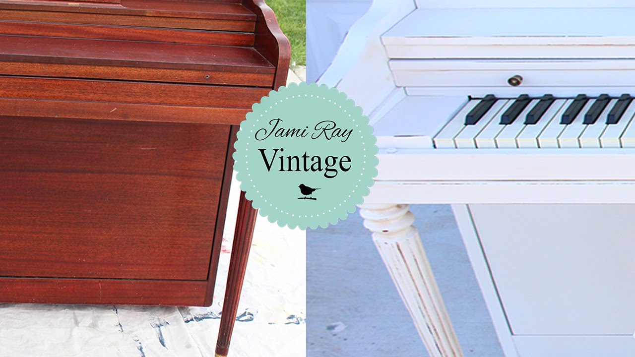 Simple Piano Makeover using Jolie Paint and Wax - Pine and Prospect Home