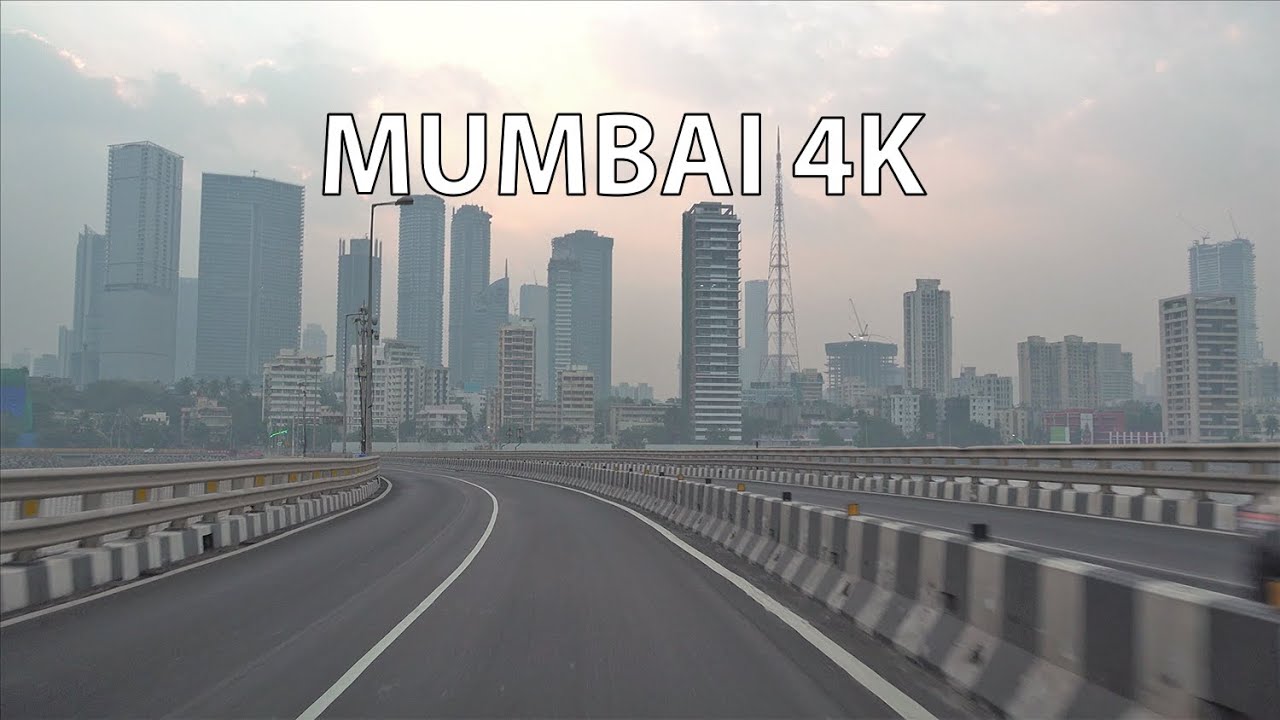 Driving Downtown - Mumbai 4K - Morning Drive