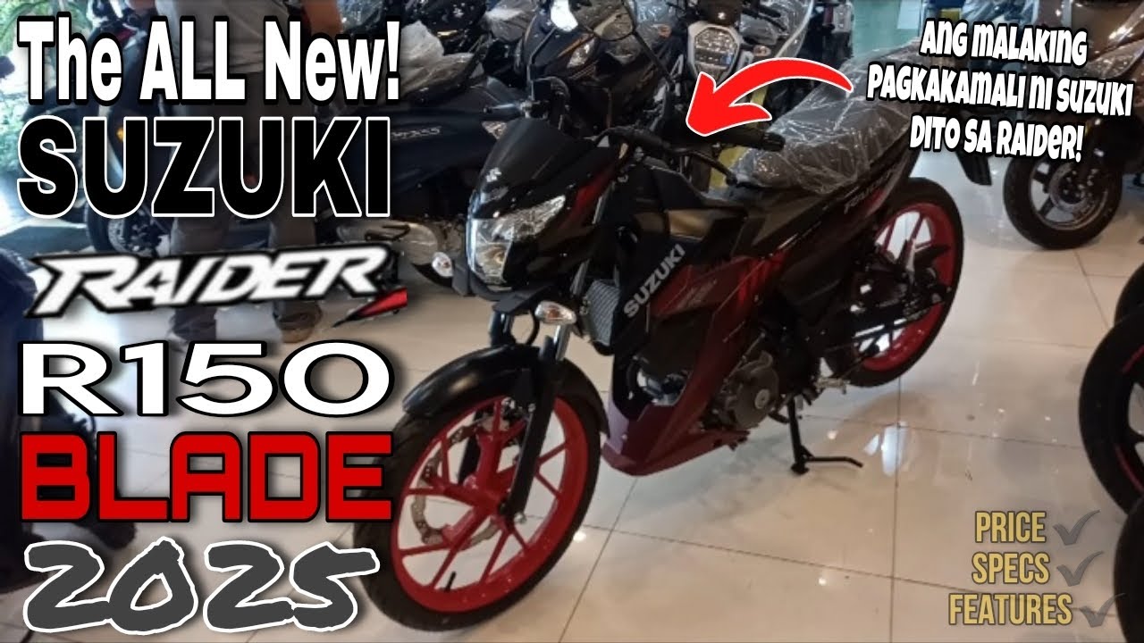 The ALL New Suzuki Raider R150 BLADE 2025 | Suzuki Motorcycles Review 2025