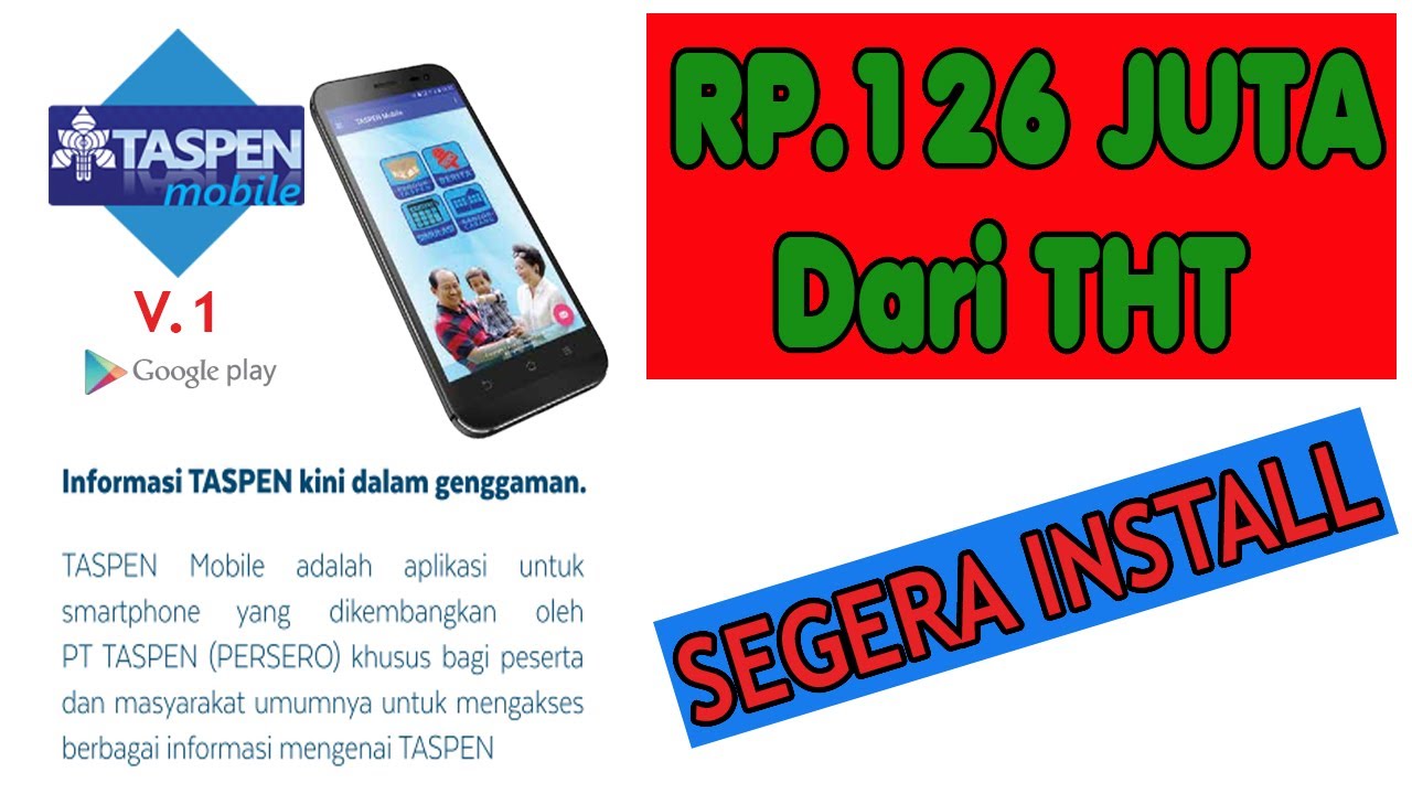 TUTORIAL MENGECEK DANA THT MELALUI APLIKASI TASPEN MOBILE