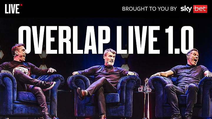 The Overlap Live: An Audience With Gary Neville, Jamie Carragher & Roy Keane