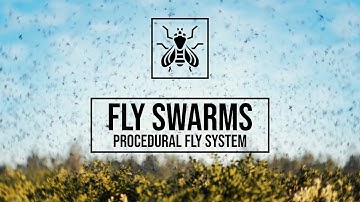 Blender FLY SWARM | Realistic procedural fly system | Geometry Nodes