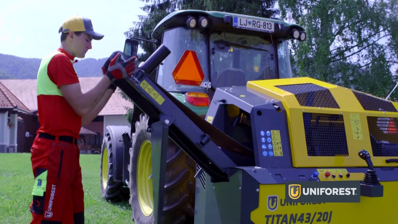 Sägespaltautomat TITAN 43 20J standard Arneuba Landtechnik GmbH present UNIFOREST