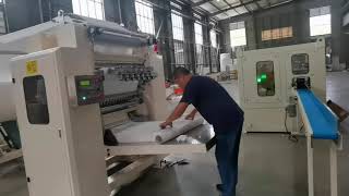 Automatic 4 lanes soft drawing facial tissue paper bag making machine production line price screenshot 2