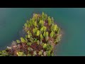 Flying over the fire damage at olallie lake