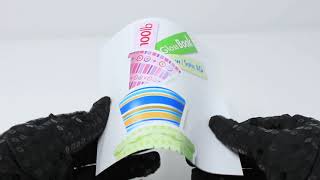 100lb gloss text paper + satin aqueous