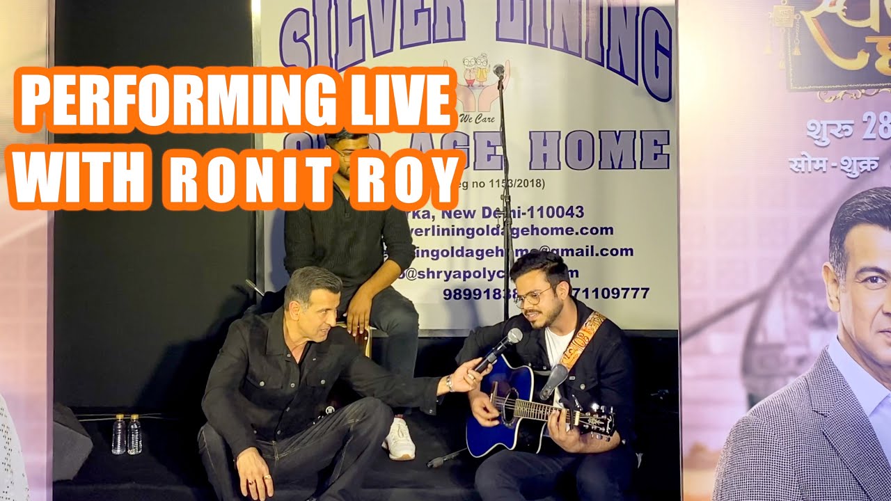 Ronit Roy Singing Live With Me | Swarna Ghar Promotional Event | Rishi Grover with Ronit Roy