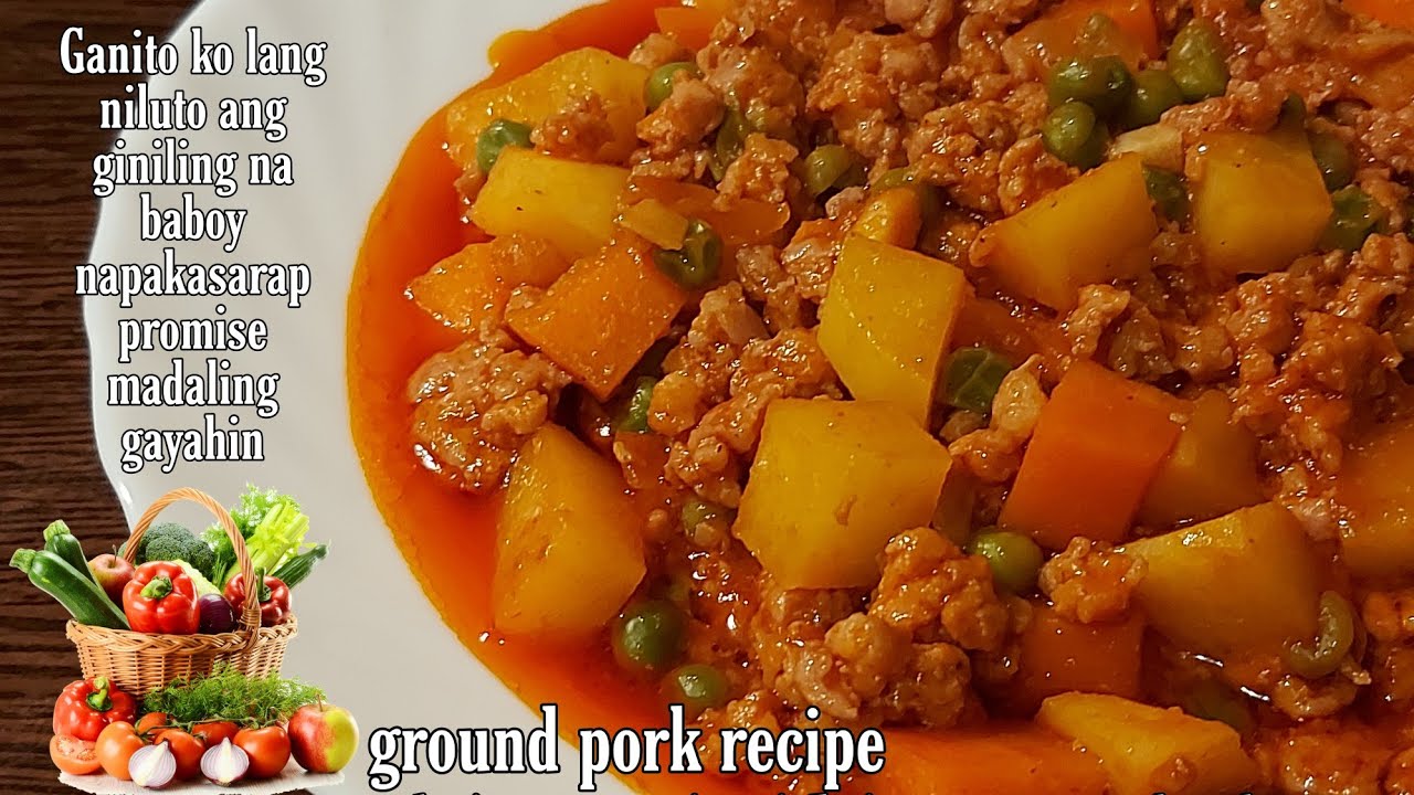 Giniling na Baboy | Easy Cooking Idea Ground Pork Recipe ( vlog 207