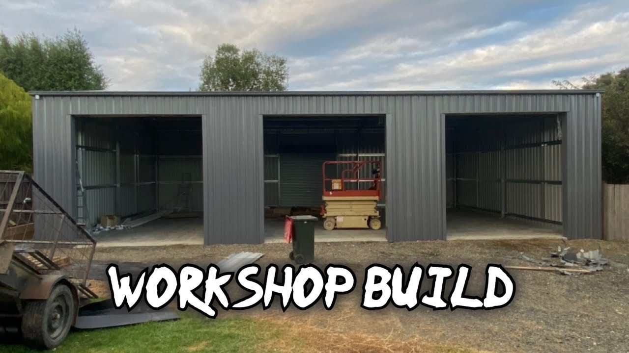 Fresh workshop build | more room for more projects - YouTube