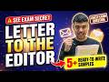 How to Write Letter to the Editor | Format + Example | Compulsory English | Class 8–12 NEB
